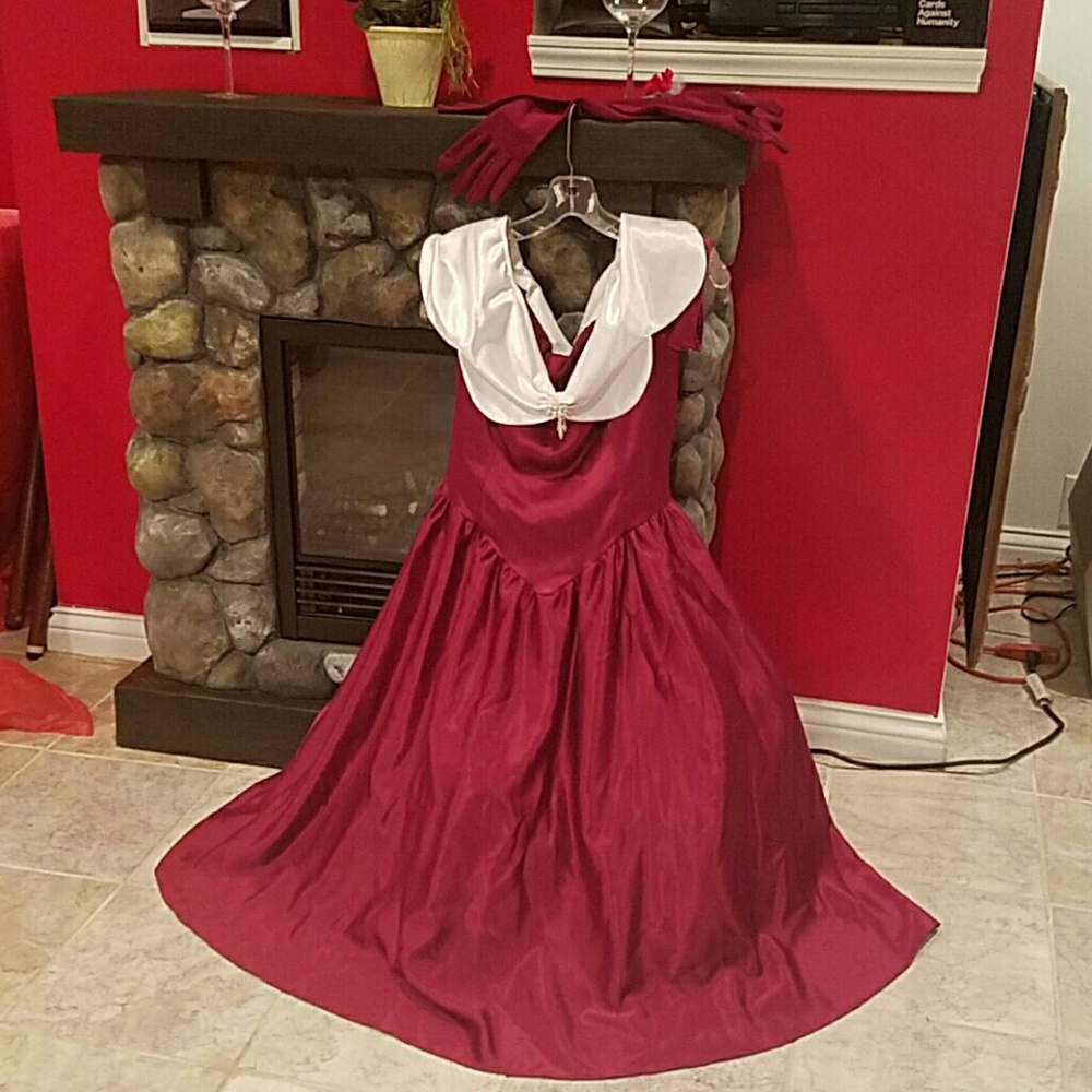 Formal  Maroon Dress